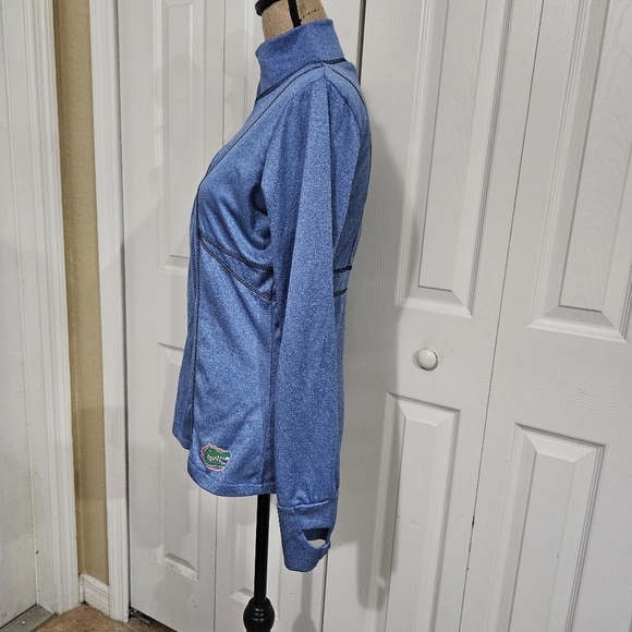 Florida Gators Blue 1/4 Zip Long Sleeve Athletic Pullover Size L - Picture 5 of 15
